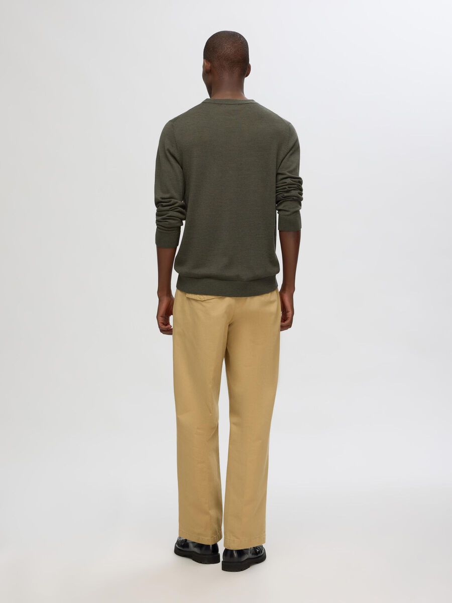 Tray LS Knit Merino Crew Neck