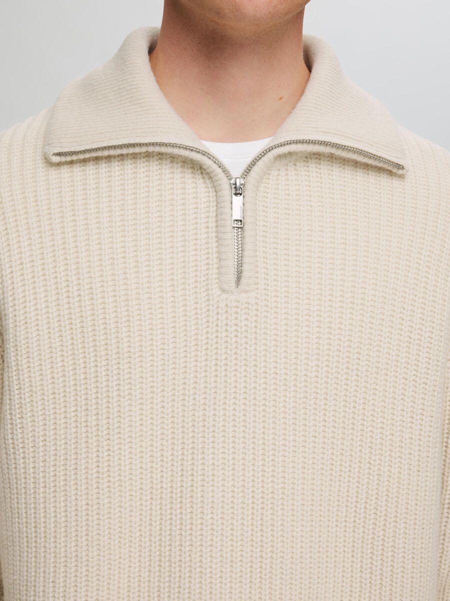 Land Ls Knit Half Zip