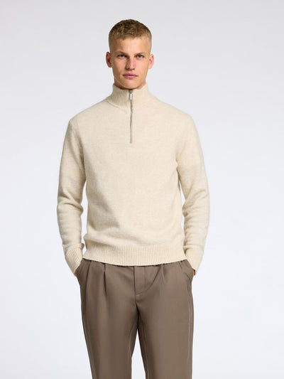 Rai Ls Knit Half Zip