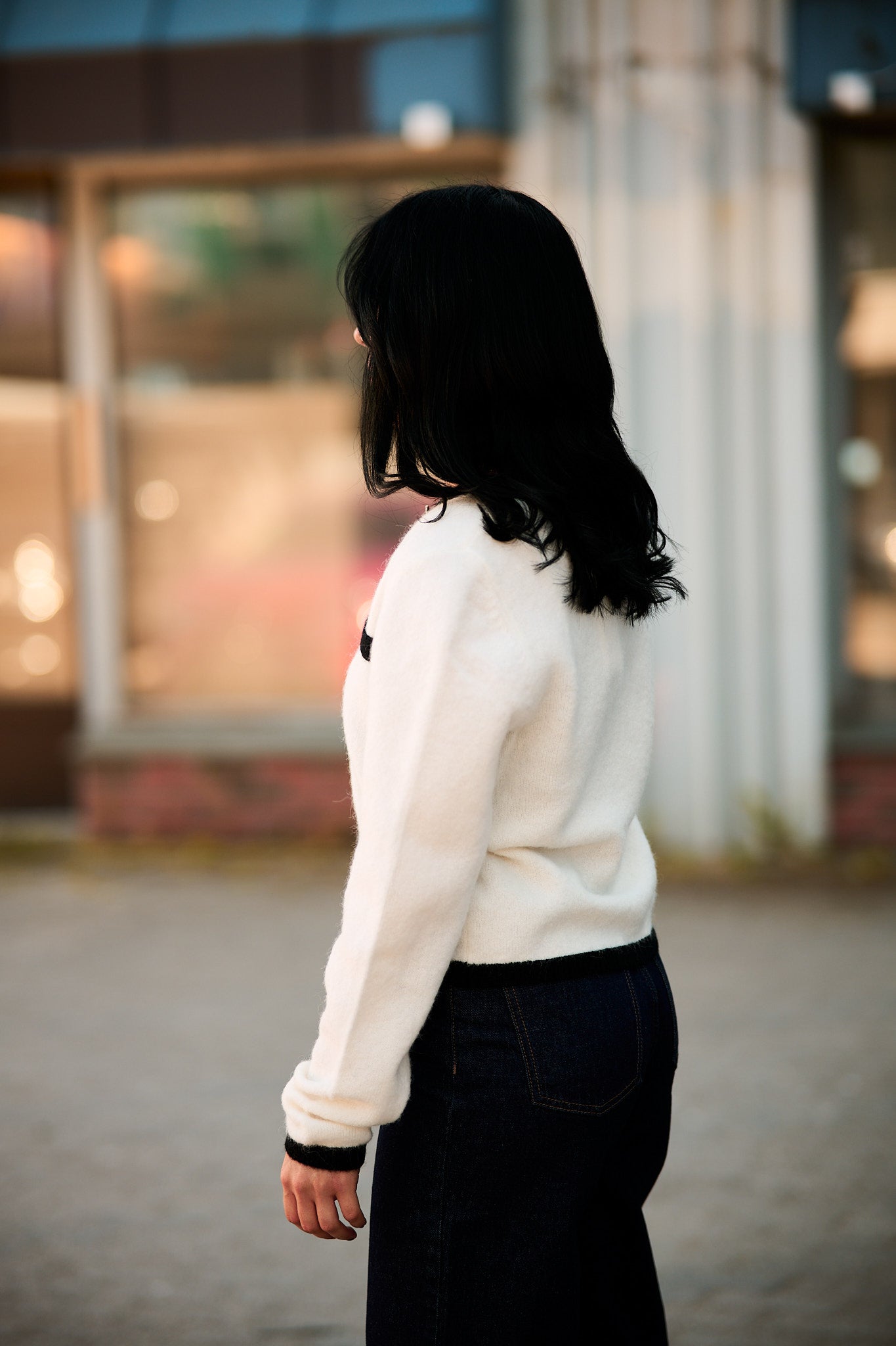 Alpha LS Contrast Cardigan