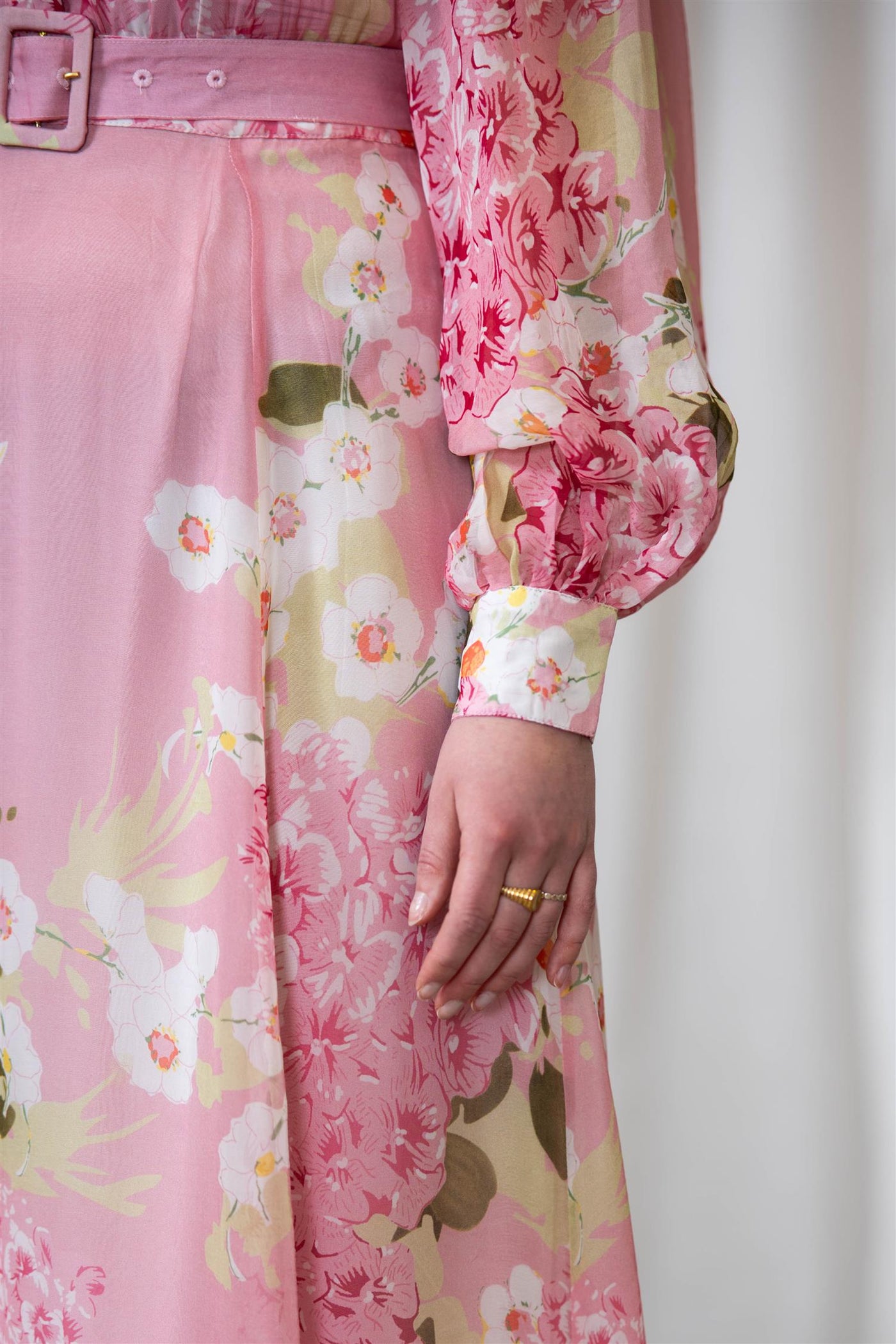 Organza Belt Dress