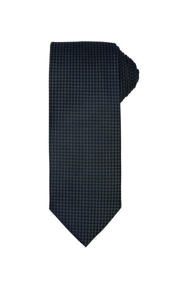 Silkeslips + Lommetørkle - Mønstret Grønn