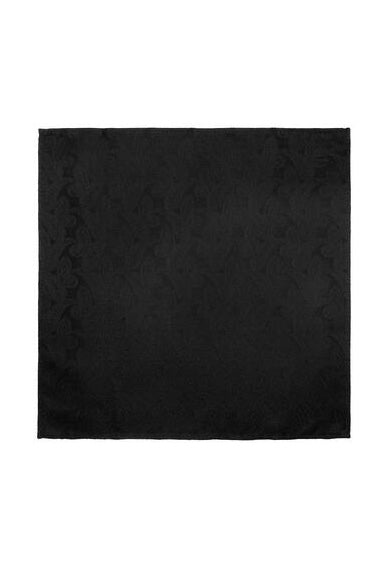 Silkeslips + Lommetørkle - Mønstret Grå/Sort