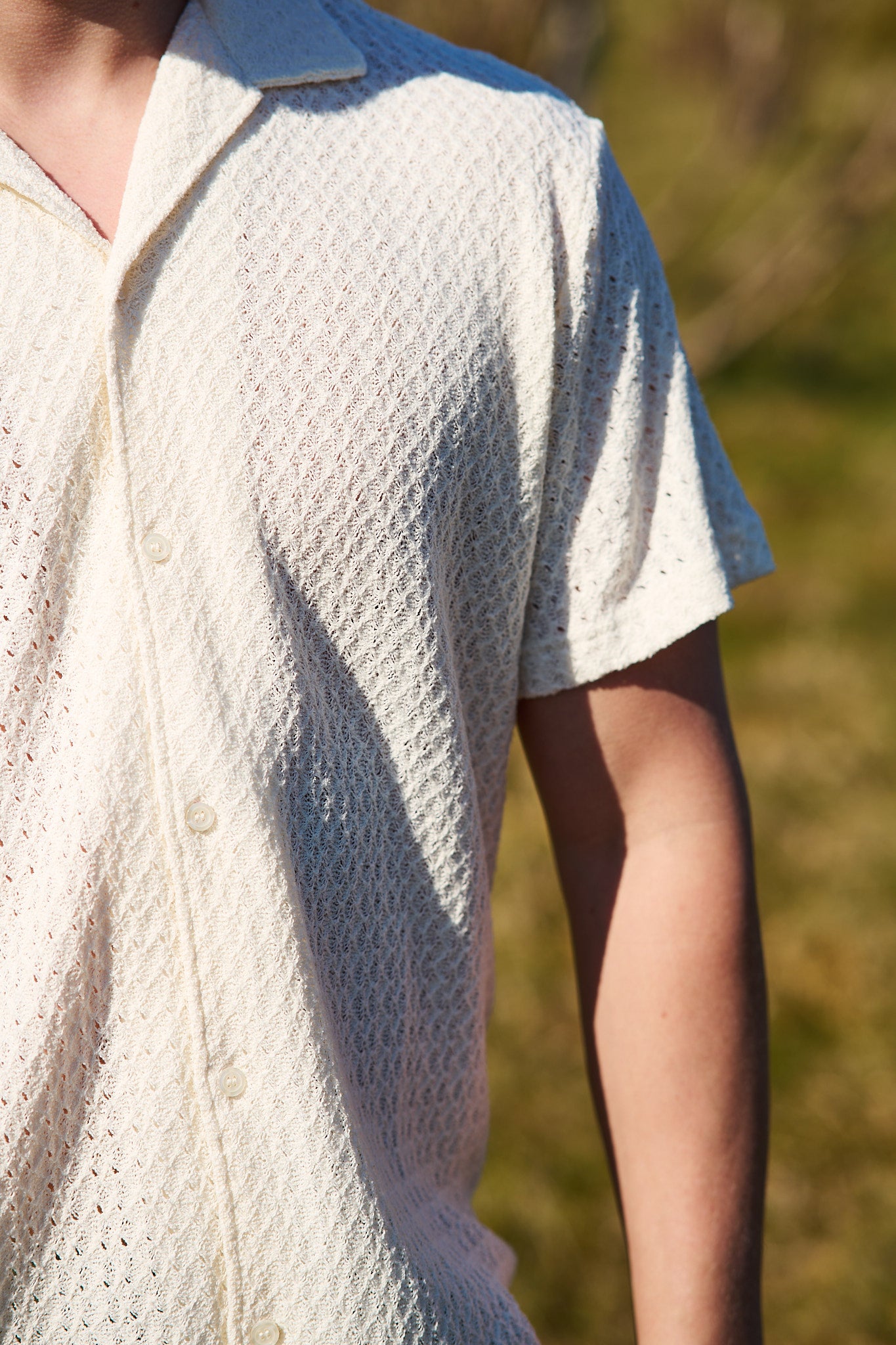 Relaxbane SS Jersey Shirt - Egret