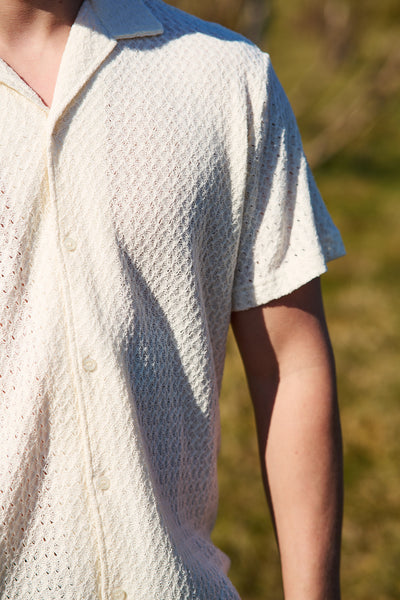Relaxbane SS Jersey Shirt - Egret