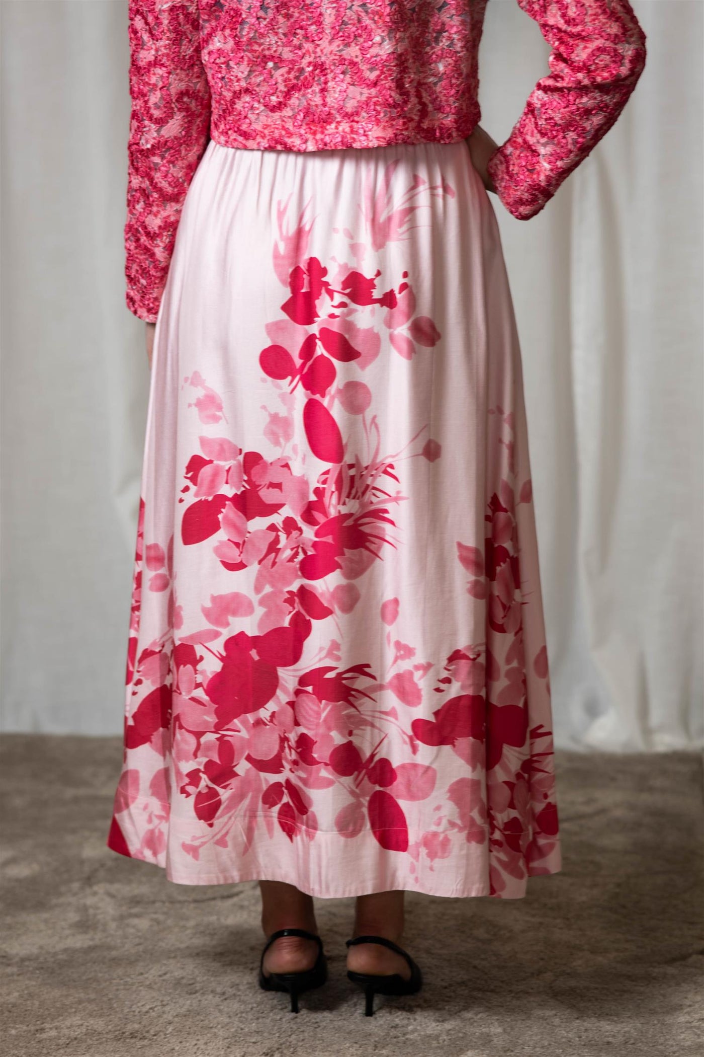 Viscose Midi Skirt