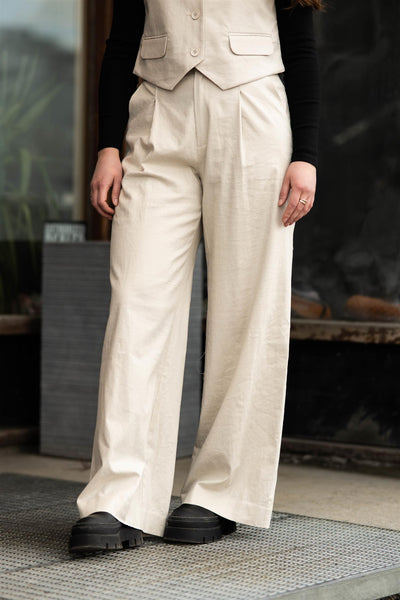 ElarahGZ Linen HW Pants
