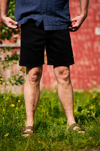 Alex Black Denim Shorts Black