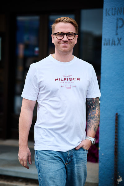 Stack Graphic Tee - White