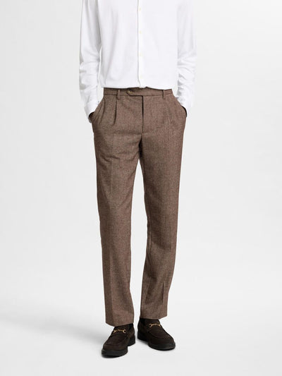 196-Straight Alberto Wool Pant