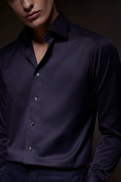 Signature Twill-Button Under Slim fit - Lilla