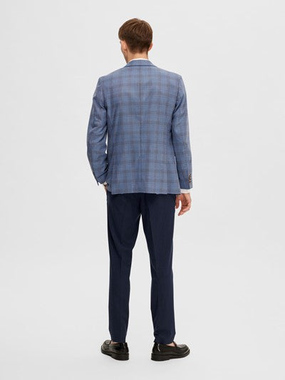 Slim-Crewe Blue Check Blz - Blue Heaven