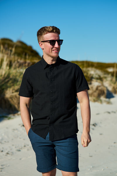 Reg-Sun Shirt SS - Black