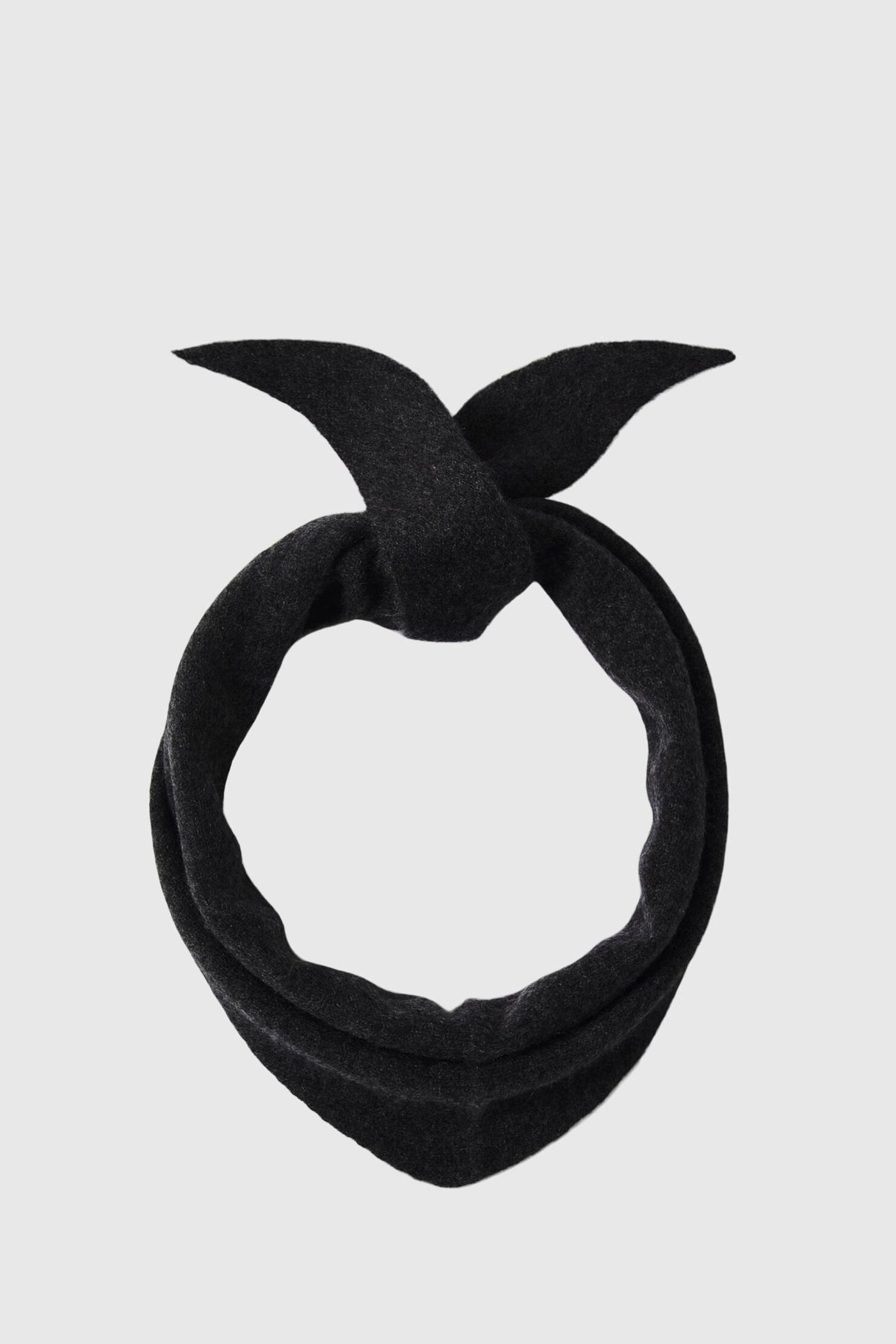 Maria Narrow Cashmere Scarf - Black