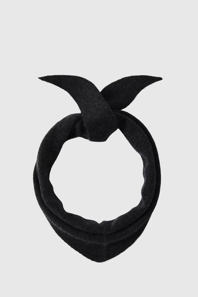Maria Narrow Cashmere Scarf - Black