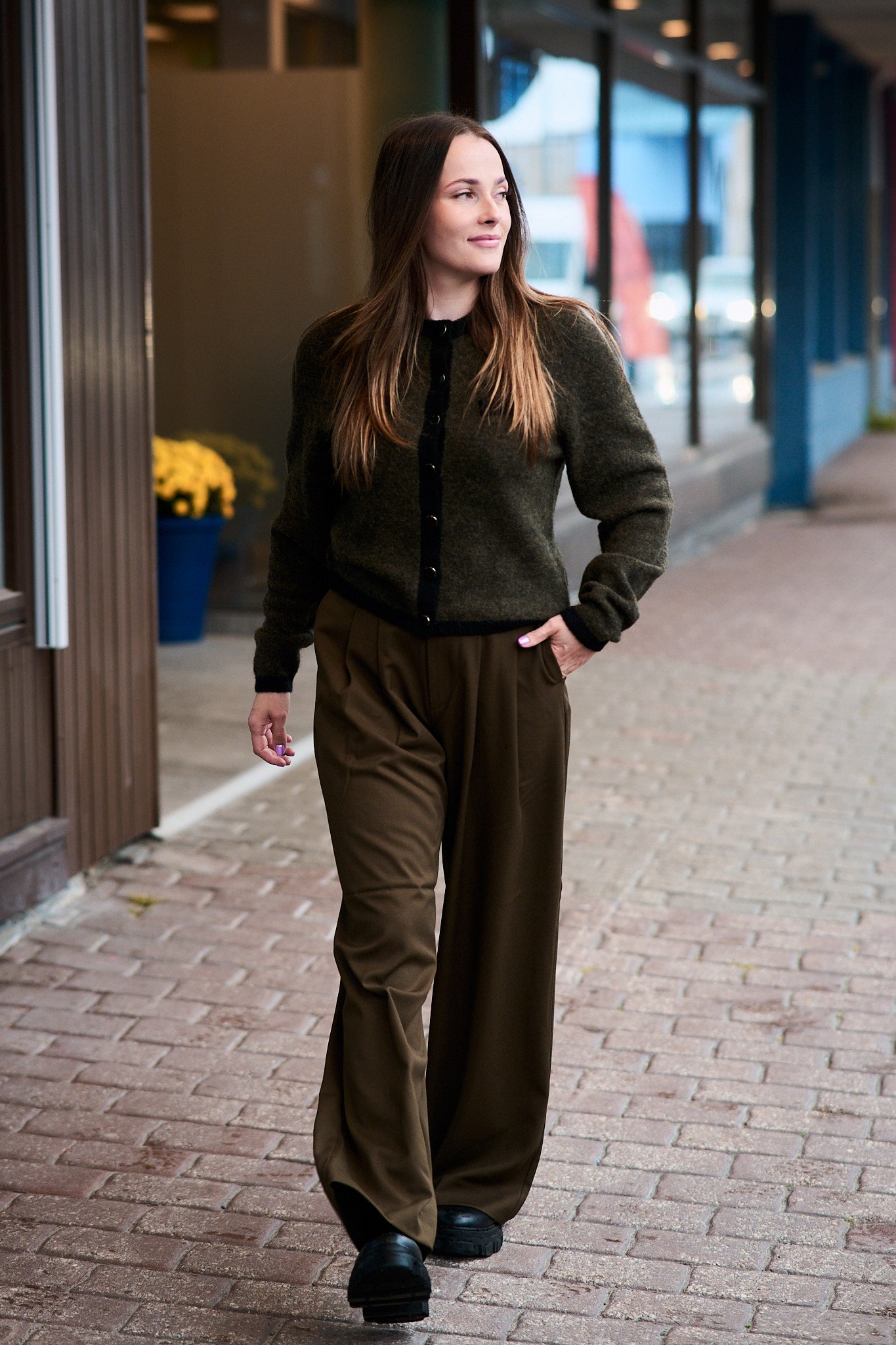 GZedina HW Pants - Dark Beech