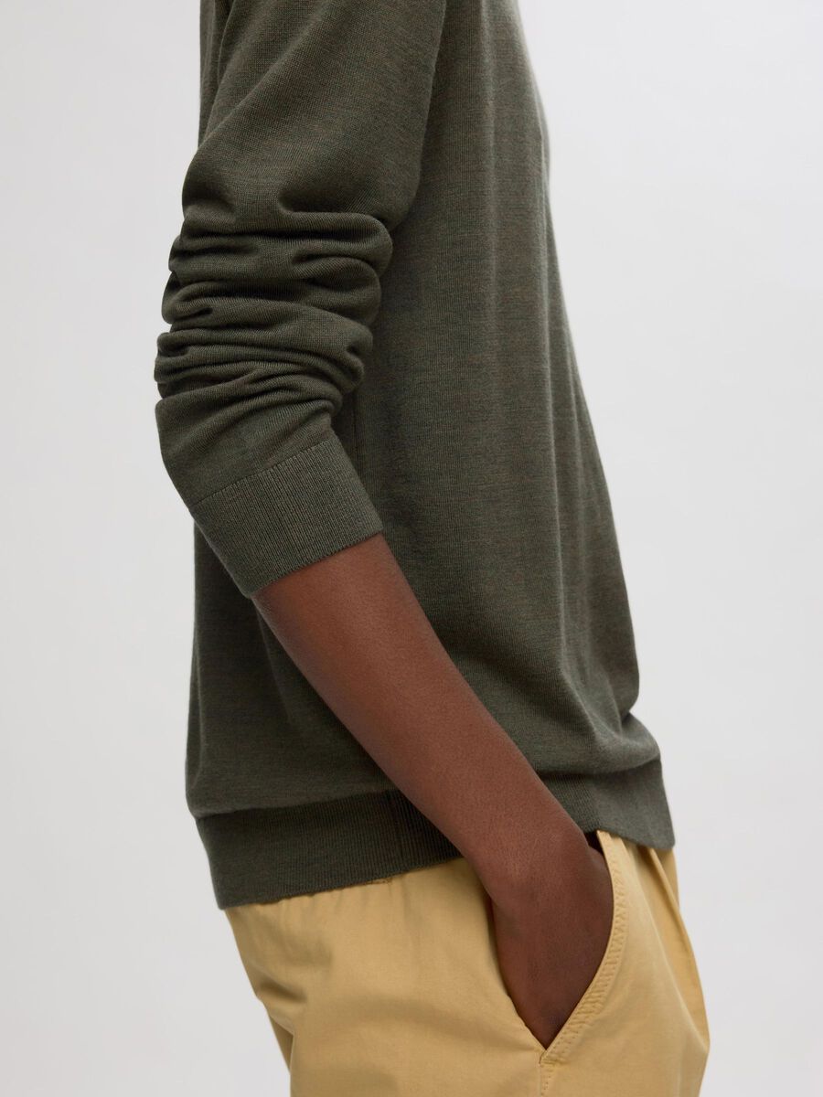 Tray LS Knit Merino Crew Neck