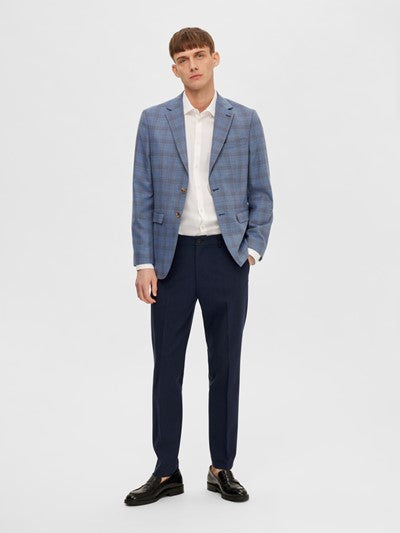 Slim-Crewe Blue Check Blz - Blue Heaven