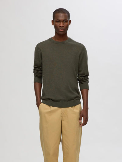 Tray LS Knit Merino Crew Neck