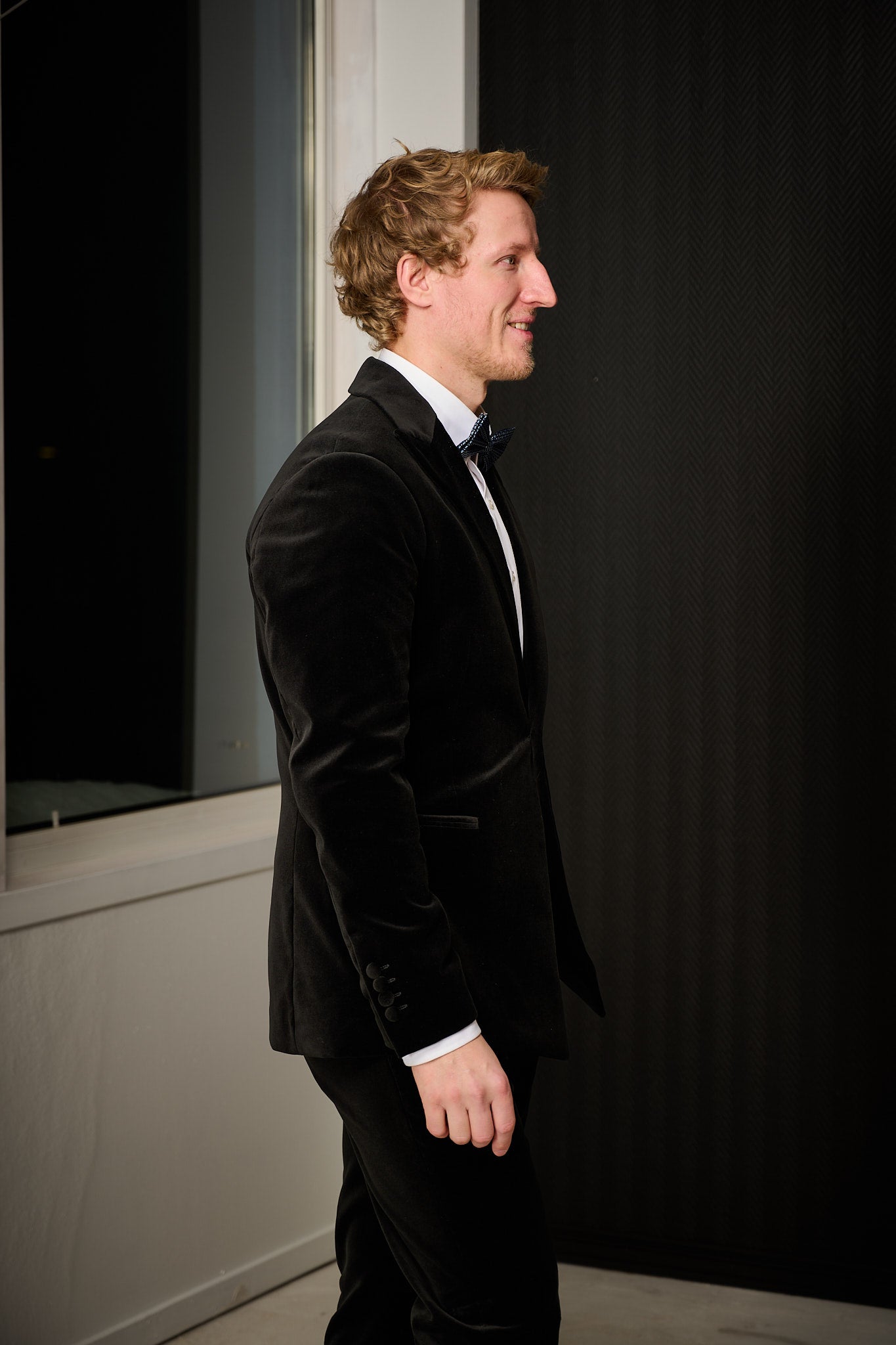 Slim-Hale Velvet BLZ Black