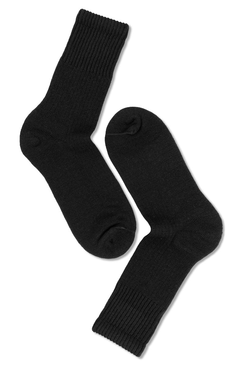 Wool Terry Comfort Top - Sort