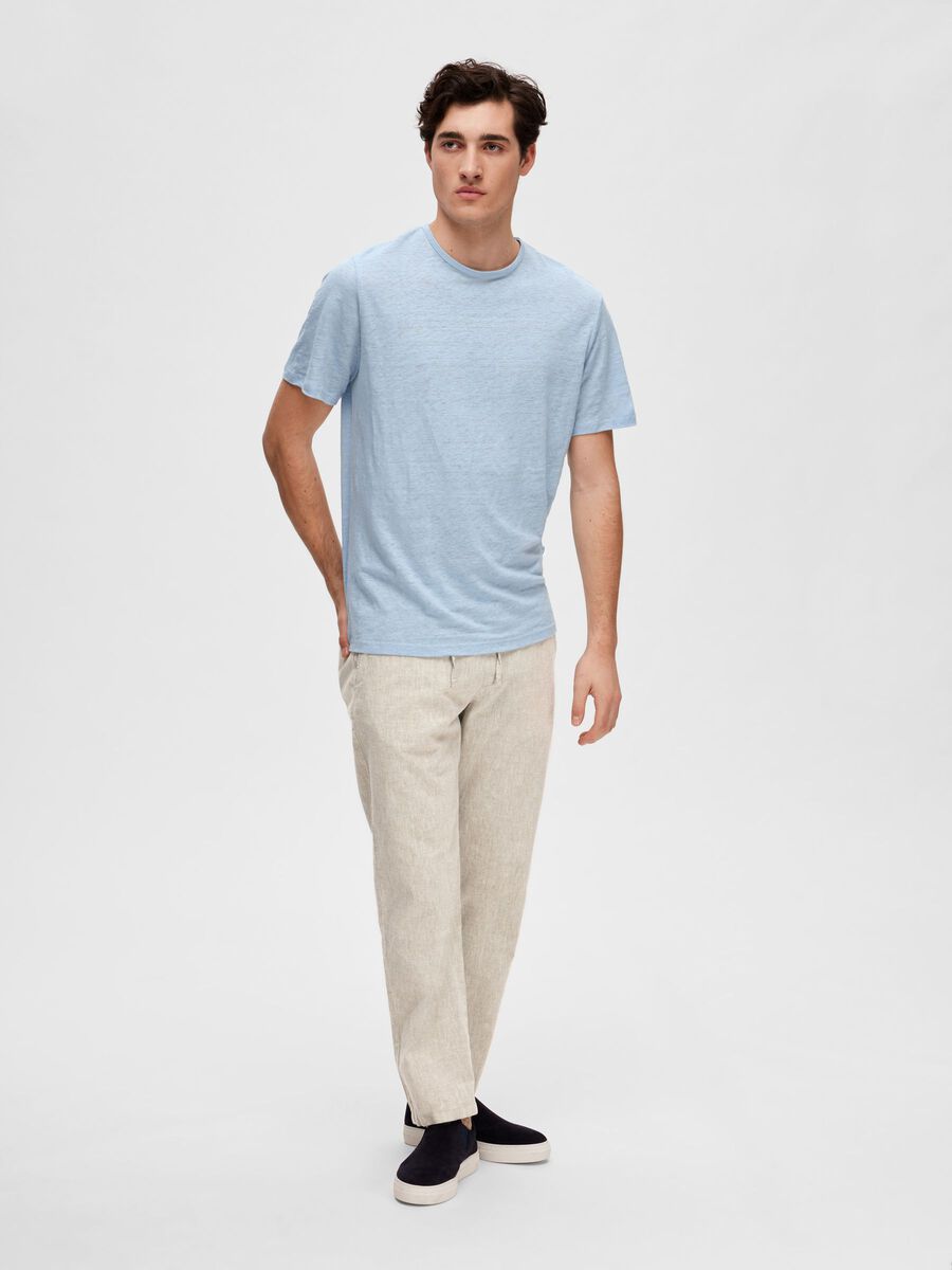 Bet Linen SS O-Neck Tee