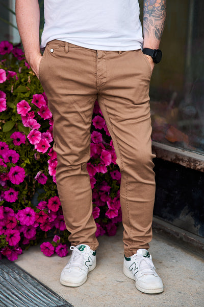 Benni Chinos Hyperflex - Nut Brown
