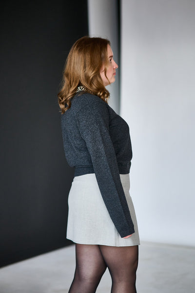 Manzi Deco Polo Pullover - Deep Graphite