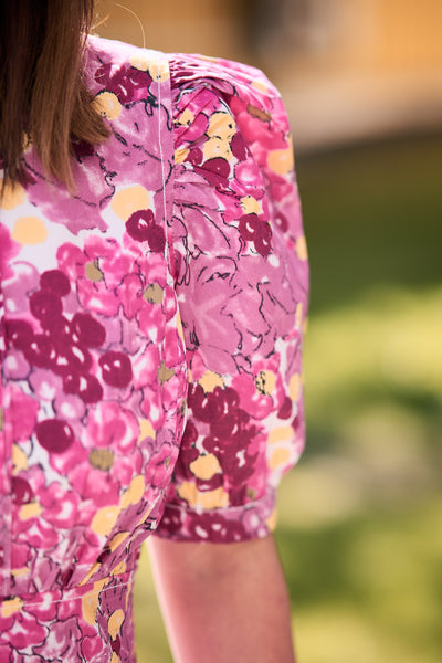 Poplin Mini dress Bright Field