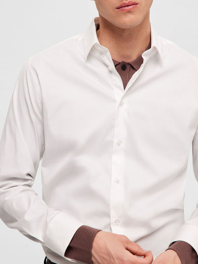 Slim Travel Shirt - Bright White