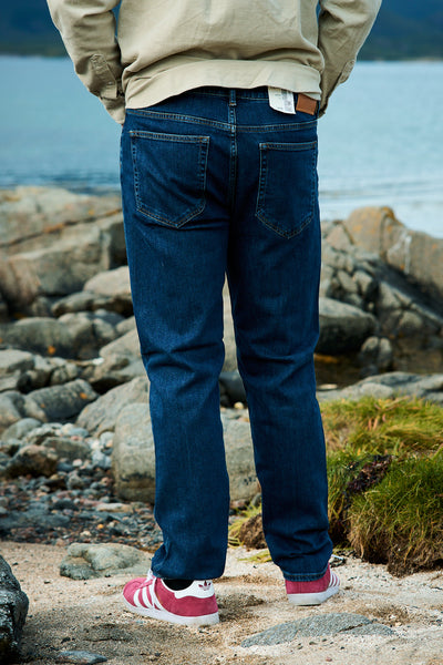 Reg Clean Wash Gant Jeans - 960 Dark Blue