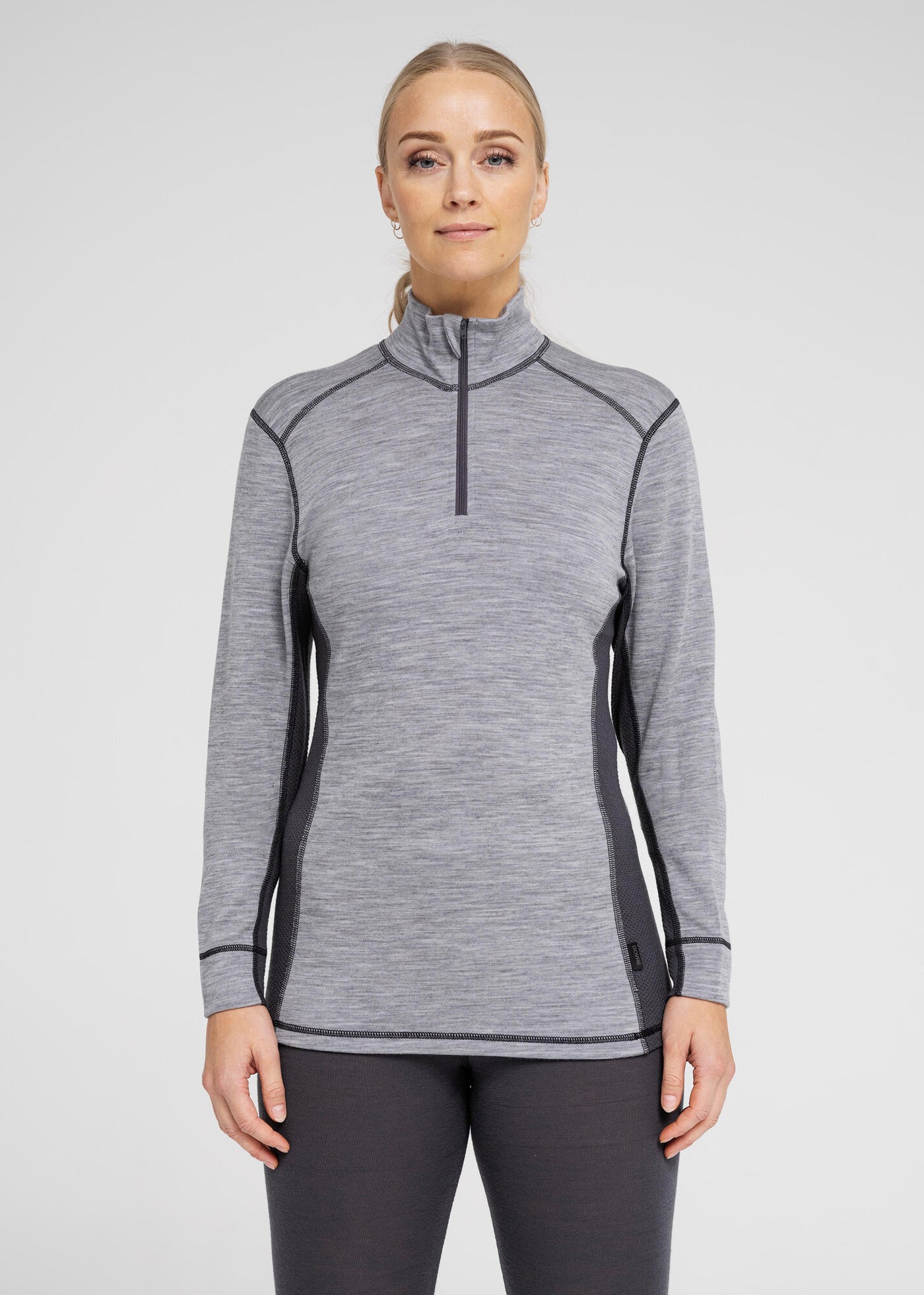 Womens Wool Mesh Zip