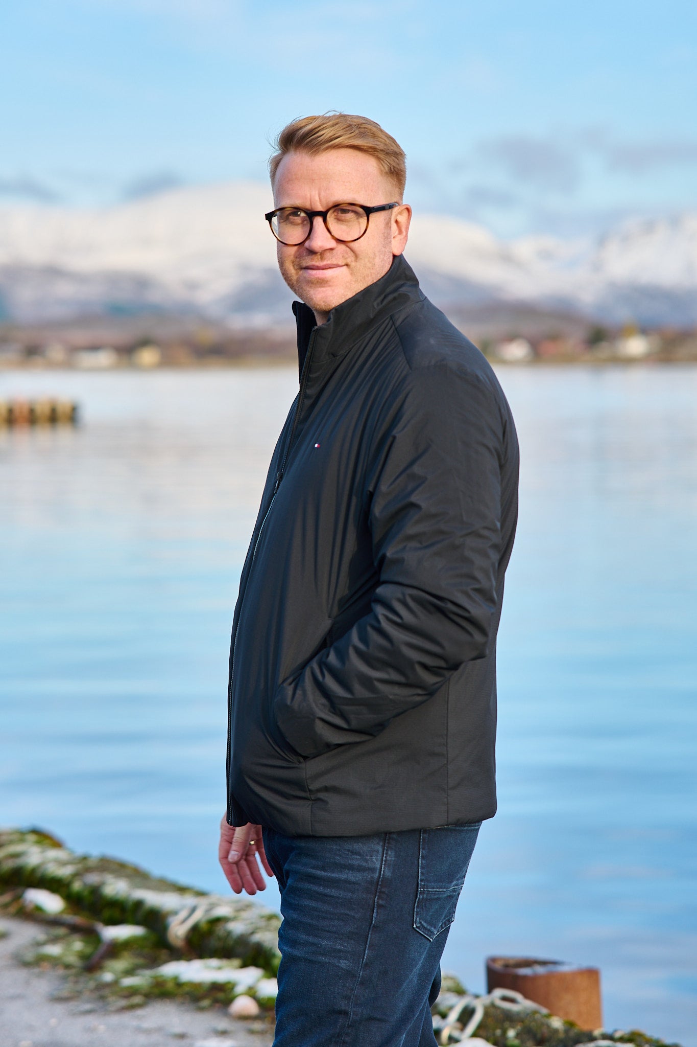 Lightweight Blouson Jacket - Black