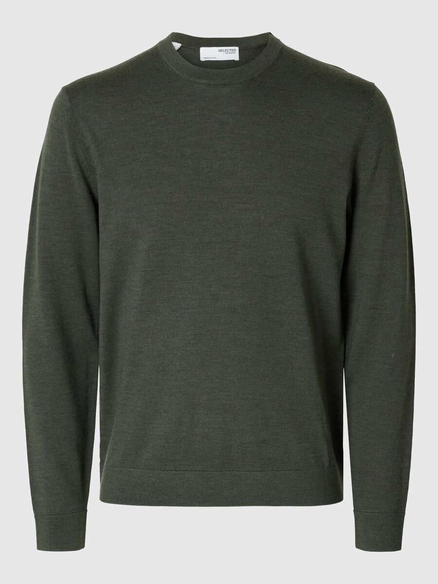 Tray LS Knit Merino Crew Neck