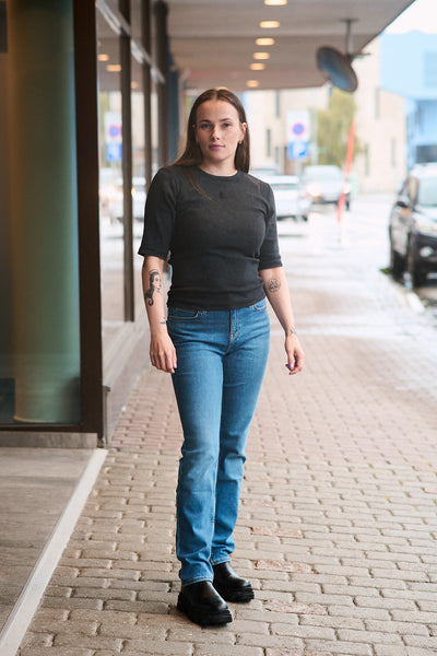 Marion - Classic Straight - Cyber Blue