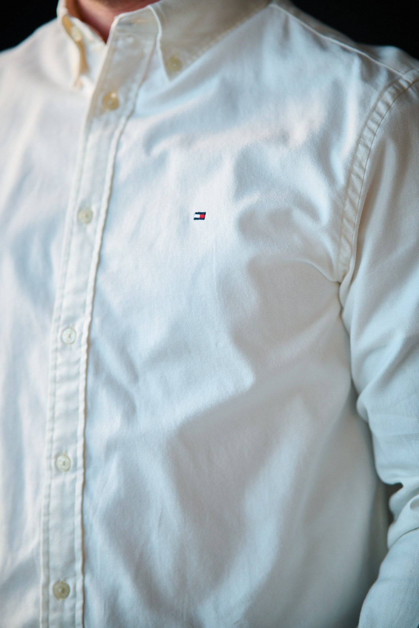 Flex Flannel Solid RF Shirt - Ivory Silk