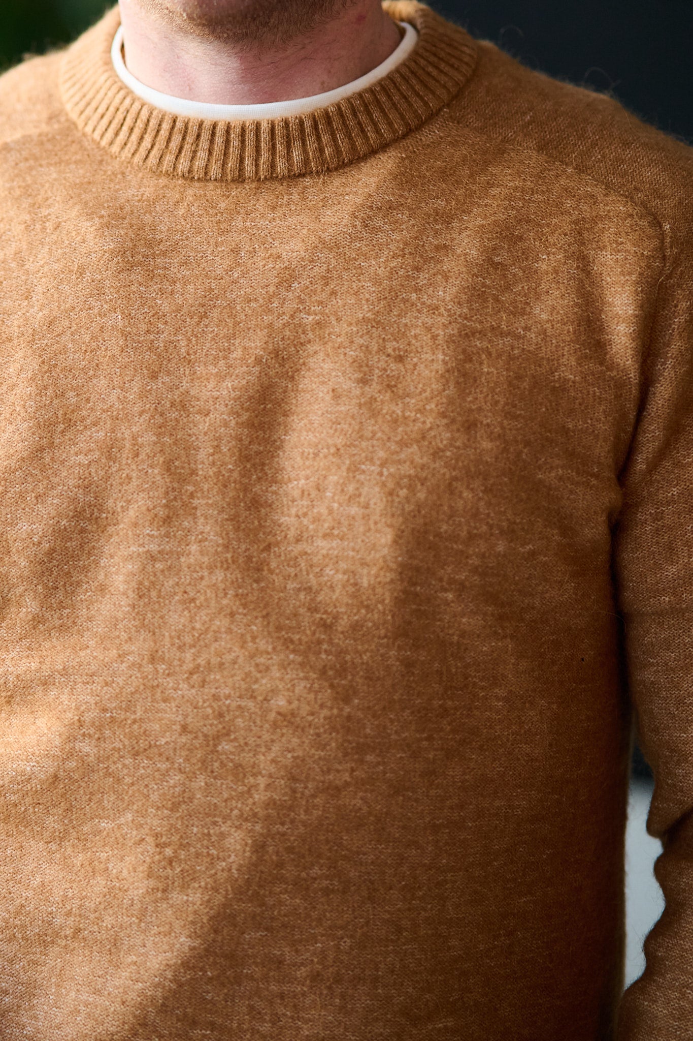 Rai LS Knit Crew Neck Chipmunk