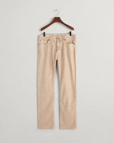 Regular Fit Cotton Lin Jeans