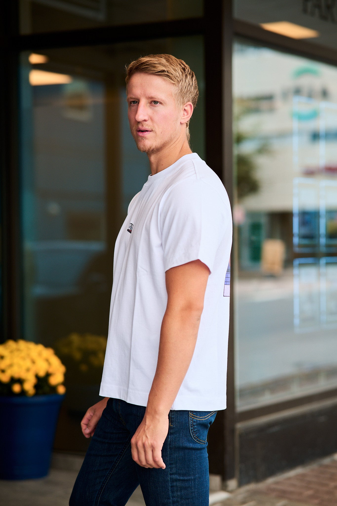Pete License ss O-neck Tee - Print Telephone