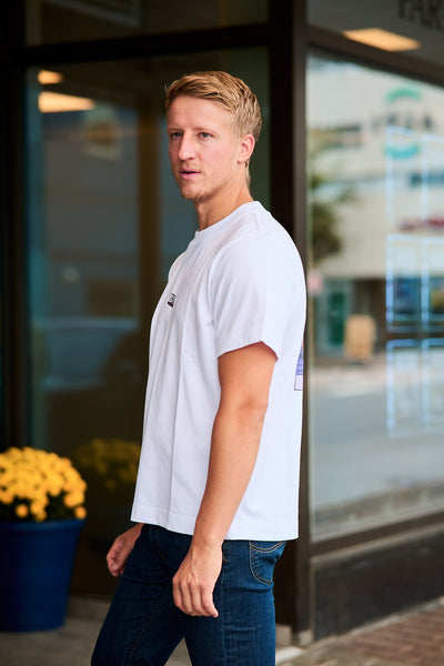 Pete License ss O-neck Tee - Print Telephone