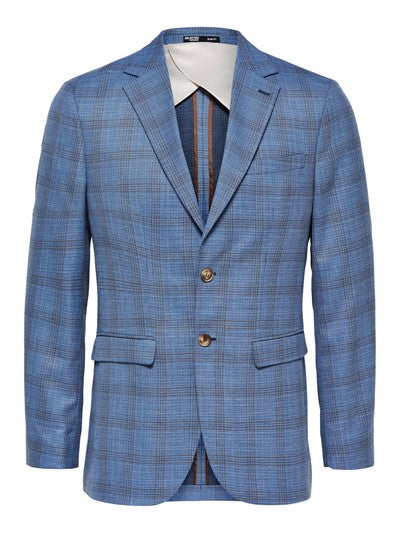 Slim-Crewe Blue Check Blz - Blue Heaven