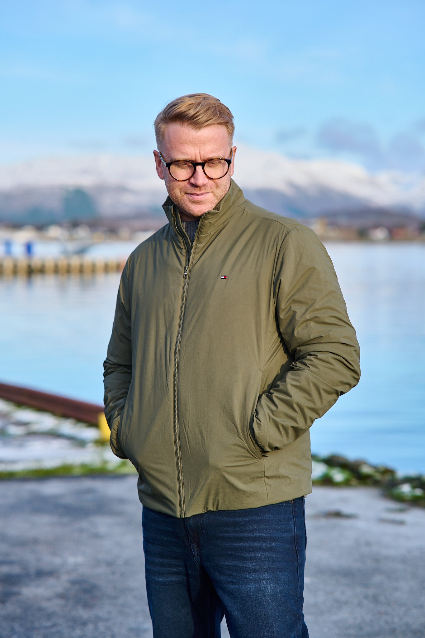 Lightweight Blouson Jacket - Army Green