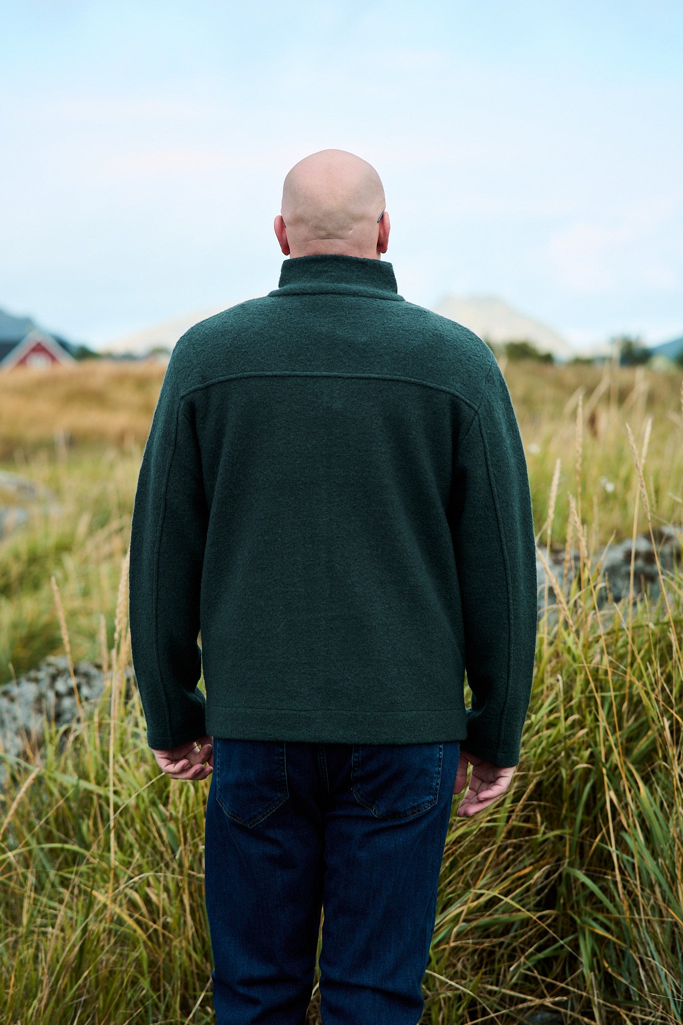 Nealy LS Knit Full Zip Cardigan - Deep Forest