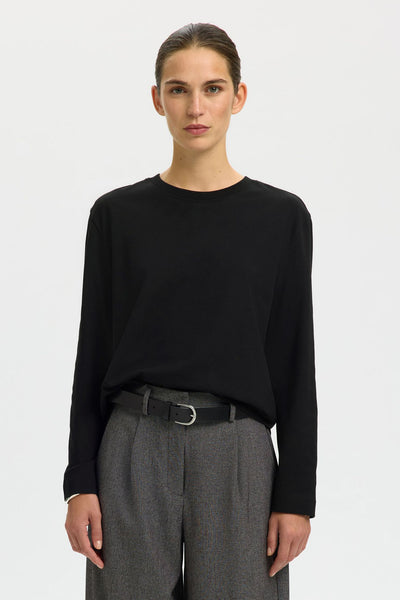 Essential Ls Boxy Tee - Black