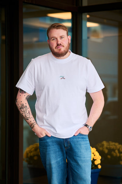 Pete License ss O-neck Tee - Print News