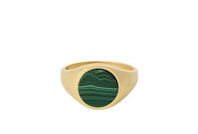 Forest Signet Ring Gold