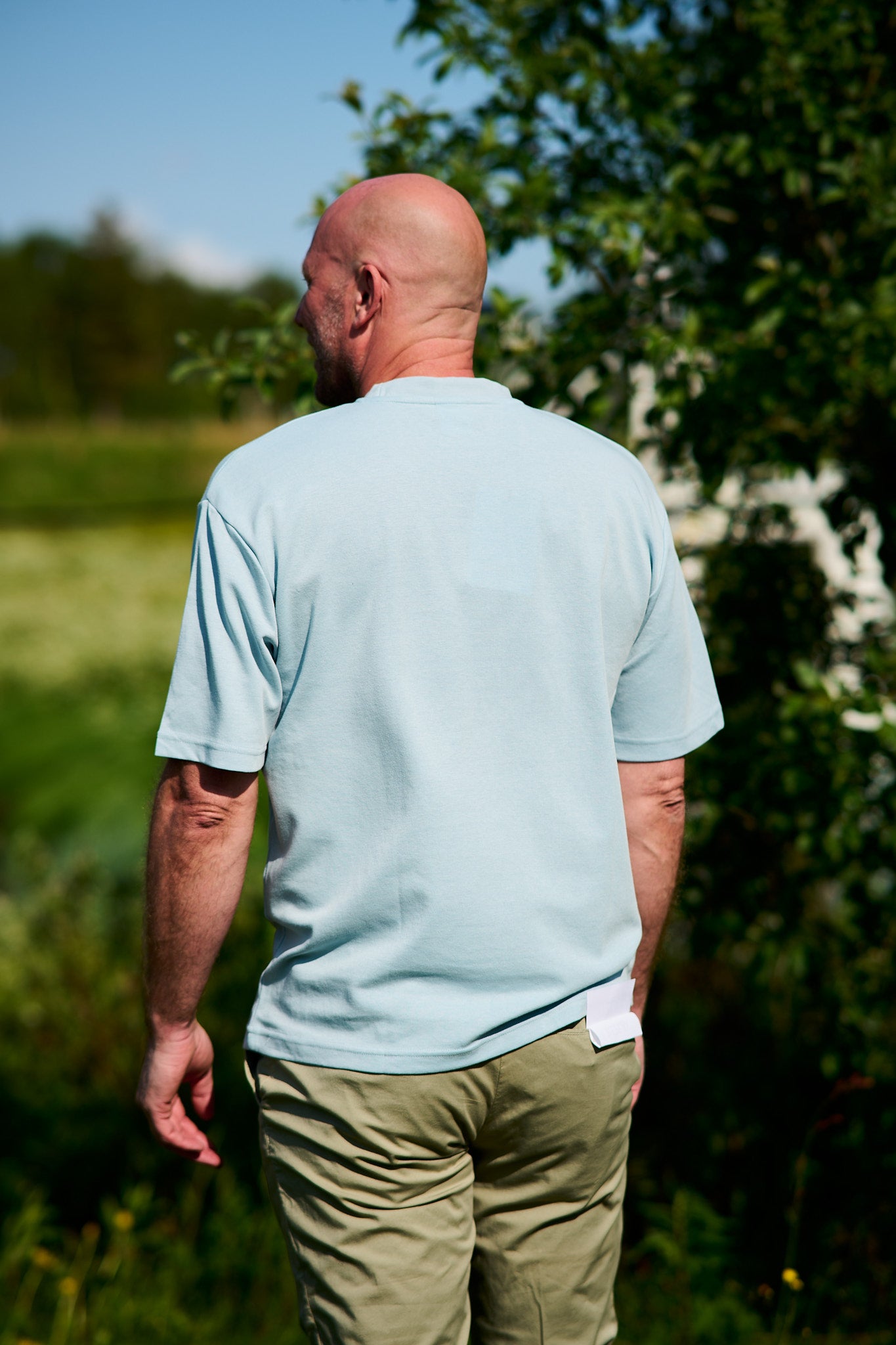 LooseOscar SS O-neck Tee - Winter Sky