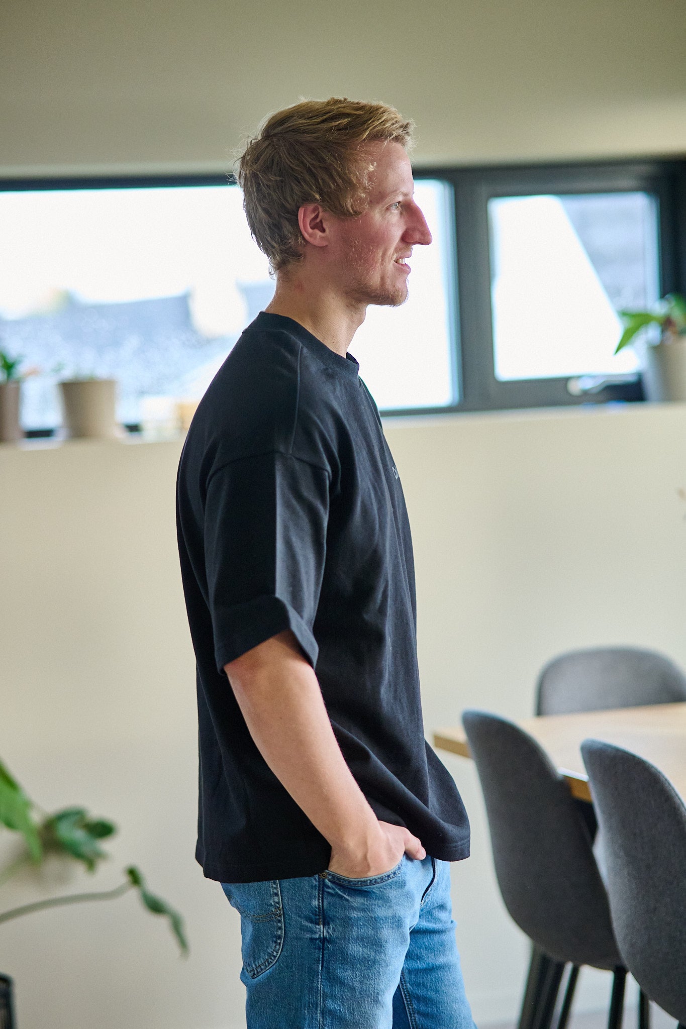 Crew Neck s/s - Black