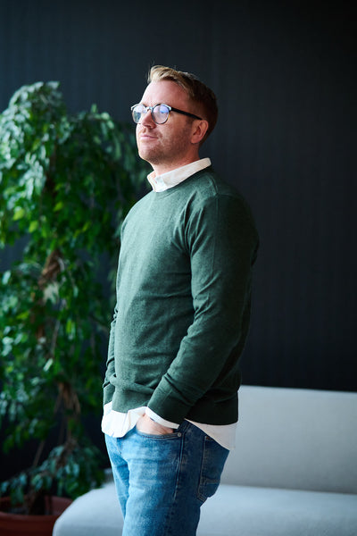 Berg Crew Neck - Forest Night