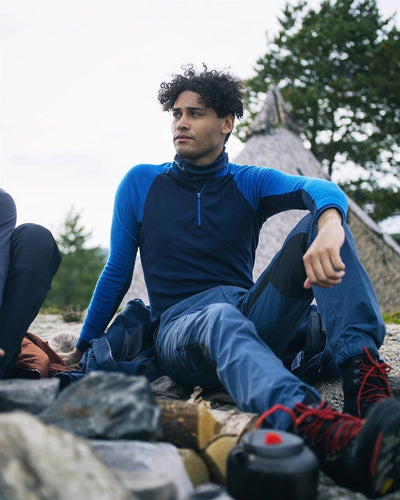 Active Wool Longsleve Shirt W/Zipper